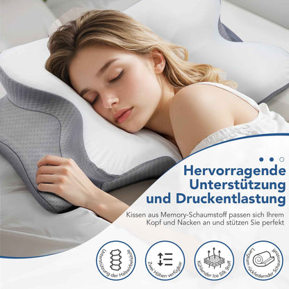 Edonna Ergonomisches Nackenkissen für Optimalen Schlafkomfort - Ergonomisches Nackenkissen Edonna
